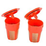 Bapdas Golden Reusable K-Carafe Filter for Keurig 2.0 - K-Cup Reusable 4-5 Cup Carafe Filter for Keurig 2.0: K200...