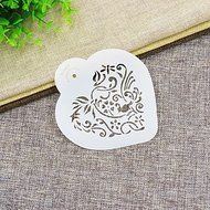 Sher Valentine's Gift Be My Heart Cookie Stencil Set for Cake Decorating, N4
