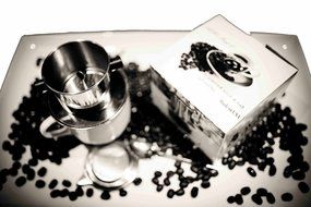 Vietnamese Style Coffee Infuser Phin Filter(Caphe Su Da)-Small Size-Hand Press N8