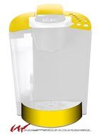 Solids Collection Yellow - Decal Style Vinyl Skin fits Keurig K40 Elite Coffee Makers (KEURIG NOT INCLUDED)