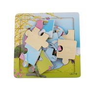 Elephants Puzzles Toys ，BeautyVan Wooden Elephants Puzzle Educational Developmental Baby Kids Training Toy N2