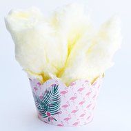 Luau Hawaiian Theme Flamingo Party Supplies, Pineapple Cupcake Decorations, Confetti Couture, 36 Wrappers N4