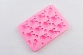 Multi-hole Silicone Lovely Rabbit Chocolate Ice Mold Cake Baking Mould Cartoon N2