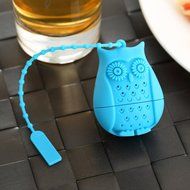 HK Goods - Loose Leaf Owl Tea infuser - Best Silicone strainer &ndash; Funny Tea Filters &ndash; Cute Tea Infuser Design &ndash;... N4