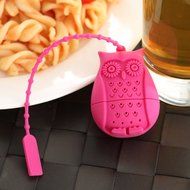 HK Goods - Loose Leaf Owl Tea infuser - Best Silicone strainer &ndash; Funny Tea Filters &ndash; Cute Tea Infuser Design &ndash;... N5