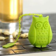 HK Goods - Loose Leaf Owl Tea infuser - Best Silicone strainer &ndash; Funny Tea Filters &ndash; Cute Tea Infuser Design &ndash;... N6