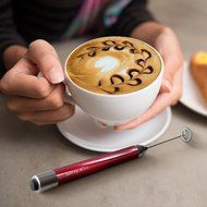 Savvy Coffee Handheld Milk Frother Wand with Stand N13
