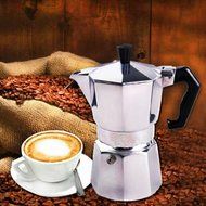 Aluminum Italian Style 3 Cup Stove Top Espresso Coffee Maker Moka Pot Machine N7