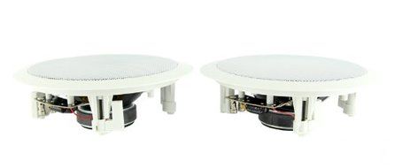 2) NEW VM AUDIO VMIS6 6.5" 350 Watt 2 Way In Ceiling/Wall Surround Home Speakers N7