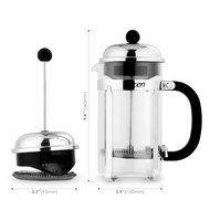 Decen French Press Coffee & Tea Maker - 1 Liter, 8 Cups, 34 Oz N6