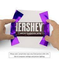 Foil Wrapper (Silver) - Pack of 100 Candy Bar Wrappers with Thick Paper Backing - Folds and Wraps Well - Best... N32