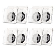 Acoustic Audio CS-IW820-4PR 300 Watt 8" 2-Way Home Theater In-Wall/Ceiling Speakers (4-Pair)