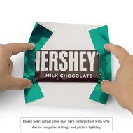 Foil Wrapper (Silver) - Pack of 100 Candy Bar Wrappers with Thick Paper Backing - Folds and Wraps Well - Best... N38