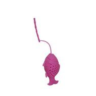 OKDEALS Silicone Fish Tea Leaf Strainer Infuser Herbal Spice Filter Diffuser (Orange) N4