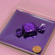 Colored Purple Candy Foil Wrappers 4&quot; X 4&quot; - Candy Packaging - 125 each by Paper Mart