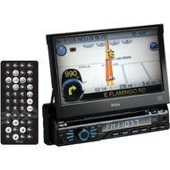 BOSS AUDIO BV9980NV 7" Single-DIN In-Dash Navigation DVD Receiver with Bluetooth