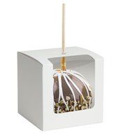 Candy or Caramel Apple Box - Quantity of 50 by Tap (White) N2