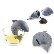 HeroNeo Cute Silicone Shark Infuser Loose Tea Leaf Strainer Herbal Spice Filter Diffuser N5