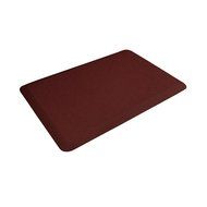 WellnessMats Anti-Fatigue 36 Inch by 24 Inch Linen Motif Kitchen Mat, Grey N19