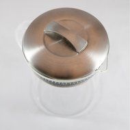 Loose Leaf Tea Strainer &amp; Infuser Glass Teapot - 13.5 Ounces Simple Steeper N8