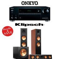 Onkyo TX-RZ610 7.2-Channel Network A/V Receiver + Klipsch RP-280F + Klipsch RP-450C + Klipsch R-115SW - 3.1 Reference...