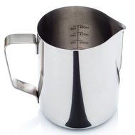Luxica Stainless Steel Milk Frothing Pitcher - with Measurement Markings and Bonus Storage Bag (12 or 20 oz.)... N5
