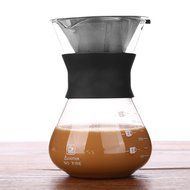 Clever Coffee Dripper Pure Over Coffee Maker Permanent Reusable Stainless Steel Coffee Filter Brewer Pyrex Glass... N13