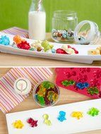StarPack Premium Silicone Dinosaur Molds (2 Pack) &ndash; Perfect for Dinosaur Gummies, Chocolates, Candies and Ice... N2
