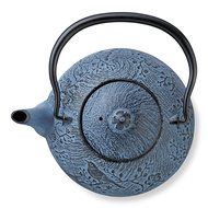 Blue Maromi Bird Cast Iron Teapot by Teavana
