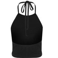 Vest Top ，Beautyvan Comfortable Fashion Women's Sleeveless Sun Moon Print Halter Neck Tied Crop Vest Top (M, Grey) N5