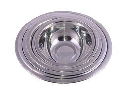 Stainless Steel Cuissentials 6 Pieces Kitchen Mixing Prep Bowls Set &amp; 4 Pieces Measuring Spoons &amp; Measuring Cups... N2