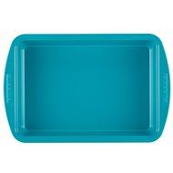 SilverStone Hybrid Ceramic Nonstick Bakeware Covered Cake Pan, 9-Inch x 13-Inch, Marine Blue N4