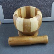 1 Pieces Mixing Bowl for Mortar &amp; Pestle Garlic Masher Spice Crusher Grain dehusking N2