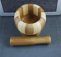 1 Pieces Mixing Bowl for Mortar &amp; Pestle Garlic Masher Spice Crusher Grain dehusking N3