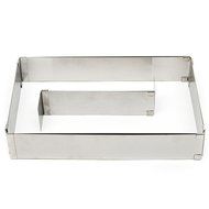 Hanperal Adjustable Square Stainless Steel Mousse Cake Square Cake Ring Bakeware Tool N6