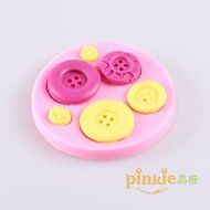 Y&amp;XL&amp;H Button Fondant Cake Chocolate Silicone Molds,Decoration Tools Bakeware N4