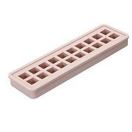 Sher Creative Ice Cube Mold Square Shape Silicone Ice Tray Fruit Ice Cube Maker Bar Random Color N2