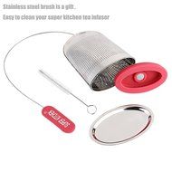 Super Kitchen Ultra Fine Premium Stainless Steel Tea Infuser With Brush Strainer Filters Tea Interval Diffuser... N7