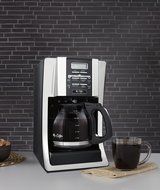 Mr. Coffee BVMC-SJX33GT-AM 12-Cup Programmable Coffee Maker with Thermal Carafe Option, Chrome, FFP Packaging N4