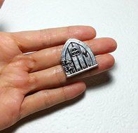 Silicone Mold Magical Fairy Door (29mm) Sugarcraft Chocolate Polymer Clay Resin N2