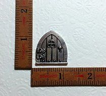 Silicone Mold Magical Fairy Door (29mm) Sugarcraft Chocolate Polymer Clay Resin N3