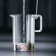 Bodum 10619-10, Ceylon Ice Tea Jug with Filter, 3.0 l, 101 oz., Clear N3