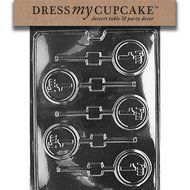 Dress My Cupcake DMCL023 Chocolate Candy Mold, I'm 1 Lollipop