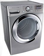 LG DLEX3370V 7.4 cu. ft. Electric Dryer with 10 Drying Cycles, TrueSteam Technology, Energy Star Rated, in Graphite...