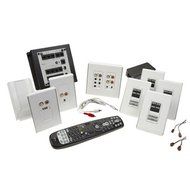 On-Q/Legrand lyriQ Charge &amp; Play Audio Kit (Studio), Multi Source, 4 Zones (AU5744-WH)