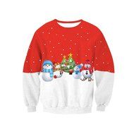 Sweatshirt,Morecome Women Long Sleeve Pullover Santa Claus Christmas T-Shirt N2
