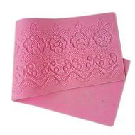 Y&amp;XL&amp;H Flower Pattern Lace Mold Rose Silicone Sugar Lace Pad Cake Brim Decoration Mold Kitchenware