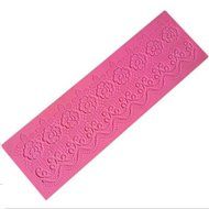 Y&amp;XL&amp;H Flower Pattern Lace Mold Rose Silicone Sugar Lace Pad Cake Brim Decoration Mold Kitchenware N3