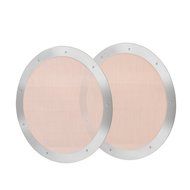 Nicelucky 2-Pack Gold Reusable Stainless Steel Mesh Filters for AeroPress Coffee Makers N2