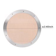 Nicelucky 2-Pack Gold Reusable Stainless Steel Mesh Filters for AeroPress Coffee Makers N3